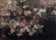 Maria Oakey Dewing Garden in May oil on canvas